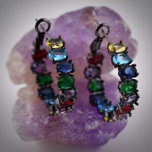 Midnight Rainbow Earrings